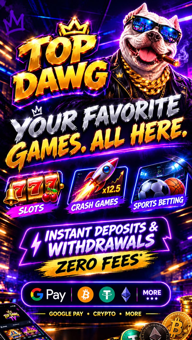 Slots, crash games and sports betting with instant deposits and zero fees